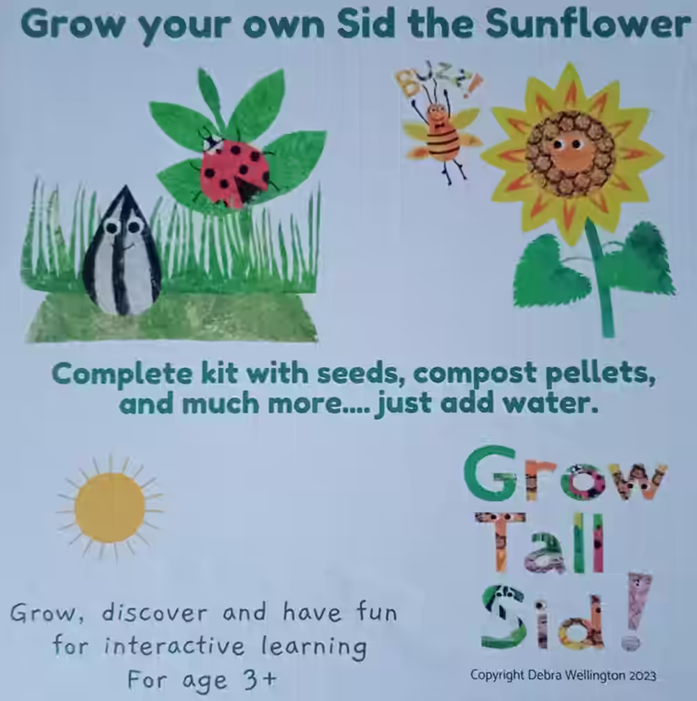 Grow Tall Sid sunflower seed kit